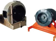 Halar-coated fan propeller
