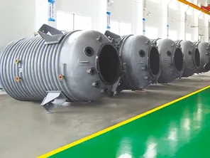 ETFE coating applied on 20m outer-jacketed reactors
