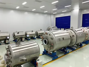 PTFE lining for electronic-grade chemical storage tank