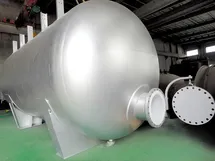 PTFE-lined horizontal tank for 50 m³ hydrochloric acid storage