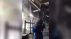 Spray Coating of Anchor Agitator