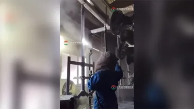 Spray Coating of Anchor Agitator