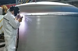 Welding of vessel structure