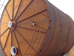 550m³ storage tank on-site PTFE lining